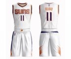 Phoenix Suns #11 Ricky Rubio Swingman White Basketball Suit Jersey - Association Edition