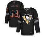 Pittsburgh Penguins #58 Kris Letang Black USA Flag Limited Hockey Jersey