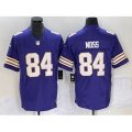 Minnesota Vikings #84 Randy Moss Purple 2023 F.U.S.E. Vapor Limited Throwback Stitched Jersey