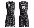 San Antonio Spurs #5 Dejounte Murray Swingman Camo Basketball Suit Jersey - City Edition