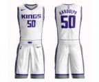 Sacramento Kings #50 Zach Randolph Swingman White Basketball Suit Jersey - Association Edition