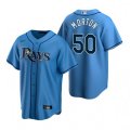 Nike Tampa Bay Rays #50 Charlie Morton Light Blue Alternate Stitched Baseball Jersey