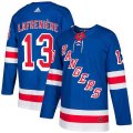 New York Rangers #13 Lafreniere Premier Royal Blue Home Hockey Jersey