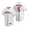 Nike Los Angeles Angels #5 Albert Pujols White Home Stitched Baseball Jersey