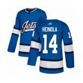 Winnipeg Jets #14 Ville Heinola Authentic Blue Alternate Hockey Jersey