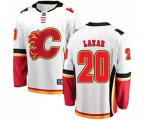 Calgary Flames #20 Curtis Lazar Fanatics Branded White Away Breakaway Hockey Jersey