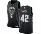 Milwaukee Bucks #42 Vin Baker Swingman Black Alternate NBA Jersey - Statement Edition