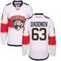 Florida Panthers #63 Evgenii Dadonov Authentic White Away NHL Jersey