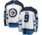 Winnipeg Jets #9 Bobby Hull Fanatics Branded White Away Breakaway NHL Jersey