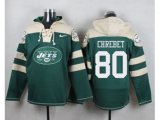 New York Jets #80 Wayne Chrebet Green Player Pullover NFL Hoodie