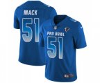 Atlanta Falcons #51 Alex Mack Limited Royal Blue NFC 2019 Pro Bowl Football Jersey