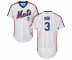 New York Mets Tomas Nido White Alternate Flex Base Authentic Collection Baseball Player Jersey