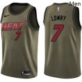 Nike Miami Heat #7 Kyle Lowry Green Salute to Service NBA Swingman Jersey