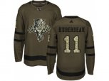 Florida Panthers #11 Jonathan Huberdeau Green Salute to Service Stitched NHL Jersey