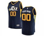 Utah Jazz Navy Custom Basketball Jersey - Icon Edition