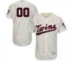 Minnesota Twins Customized Authentic Cream Alternate Flex Base Authentic Collection Baseball Jersey