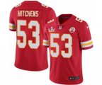 Kansas City Chiefs #53 Anthony Hitchens Red 2021 Super Bowl LV Jersey