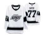 Los Angeles Kings #77 Jeff Carter 2019-20 Heritage White Throwback 90s Hockey Jersey