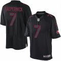 San Francisco 49ers #7 Colin Kaepernick Limited Black Impact NFL Jersey