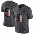Los Angeles Rams #9 Matthew Stafford Nike 2018 Salute To Service Retro USA Flag Limited NFL Jersey
