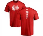 Chicago Blackhawks #78 Nathan Noel Red One Color Backer T-Shirt