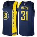 Indiana Pacers #31 Reggie Miller Authentic Navy Blue NBA Jersey - City Edition