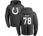 Indianapolis Colts #78 Ryan Kelly Ash One Color Pullover Hoodie