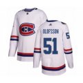 Montreal Canadiens #51 Gustav Olofsson Authentic White 2017 100 Classic Hockey Jersey