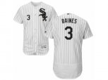 Chicago White Sox #3 Harold Baines White Black Flexbase Authentic Collection MLB Jersey