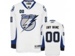 Tampa Bay Lightning Customized Jersey White Road man Hockey