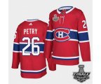 Montreal Canadiens #26 Jeff Petry Red Home Authentic 2021 NHL Stanley Cup Final Patch Jersey