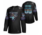San Jose Sharks Custom 2020 Los Tiburones Limited Hockey Jersey Black