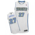 Denver Nuggets #27 Jamal Murray Authentic White Home NBA Jersey