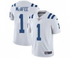 Indianapolis Colts #1 Pat McAfee White Vapor Untouchable Limited Player Football Jersey