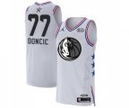 Dallas Mavericks #77 Luka Doncic Authentic White 2019 All-Star Game Basketball Jersey