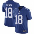 New York Giants #18 Roger Lewis Royal Blue Team Color Vapor Untouchable Limited Player NFL Jersey