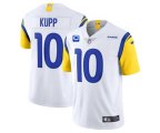 Los Angeles Rams 2022 #10 Cooper Kupp White With 3-star C Patch Vapor Untouchable Limited Stitched NFL Jersey