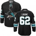 San Jose Sharks #62 Kevin Labanc Premier Black Third NHL Jersey