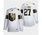 Vegas Golden Knights #27 Shea Theodore White Golden Edition Limited Stitched Hockey Jersey
