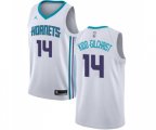 Charlotte Hornets #14 Michael Kidd-Gilchrist Authentic White Basketball Jersey - Association Edition