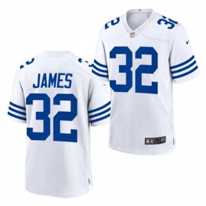 Indianapolis Colts Retired Player #32 Edgerrin James Nike White Alternate Retro Vapor Limited Jersey