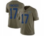 Indianapolis Colts #17 Devin Funchess Limited Olive 2017 Salute to Service Football Jerseys