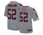 San Francisco 49ers #52 Patrick Willis Elite Lights Out Grey Football Jersey