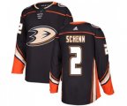 Anaheim Ducks #2 Luke Schenn Authentic Black Home Hockey Jersey