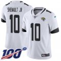 Jacksonville Jaguars #10 Laviska Shenault Jr. White Stitched 100th Season Vapor Untouchable Limited Jersey