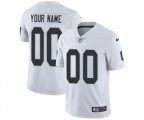 Oakland Raiders Customized White Vapor Untouchable Limited Player Football Jersey