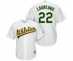 Oakland Athletics Ramon Laureano Replica White Home Cool Base Baseball Player Jersey