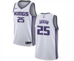 Sacramento Kings #25 Justin Jackson Swingman White NBA Jersey - Association Edition