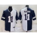 Dallas Cowboys #11 Micah Parsons Blue White Two Tone 2021 Vapor Untouchable Stitched NFL Nike Limited Jersey