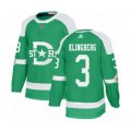 Dallas Stars #3 John Klingberg Authentic Green 2020 Winter Classic Hockey Jersey
